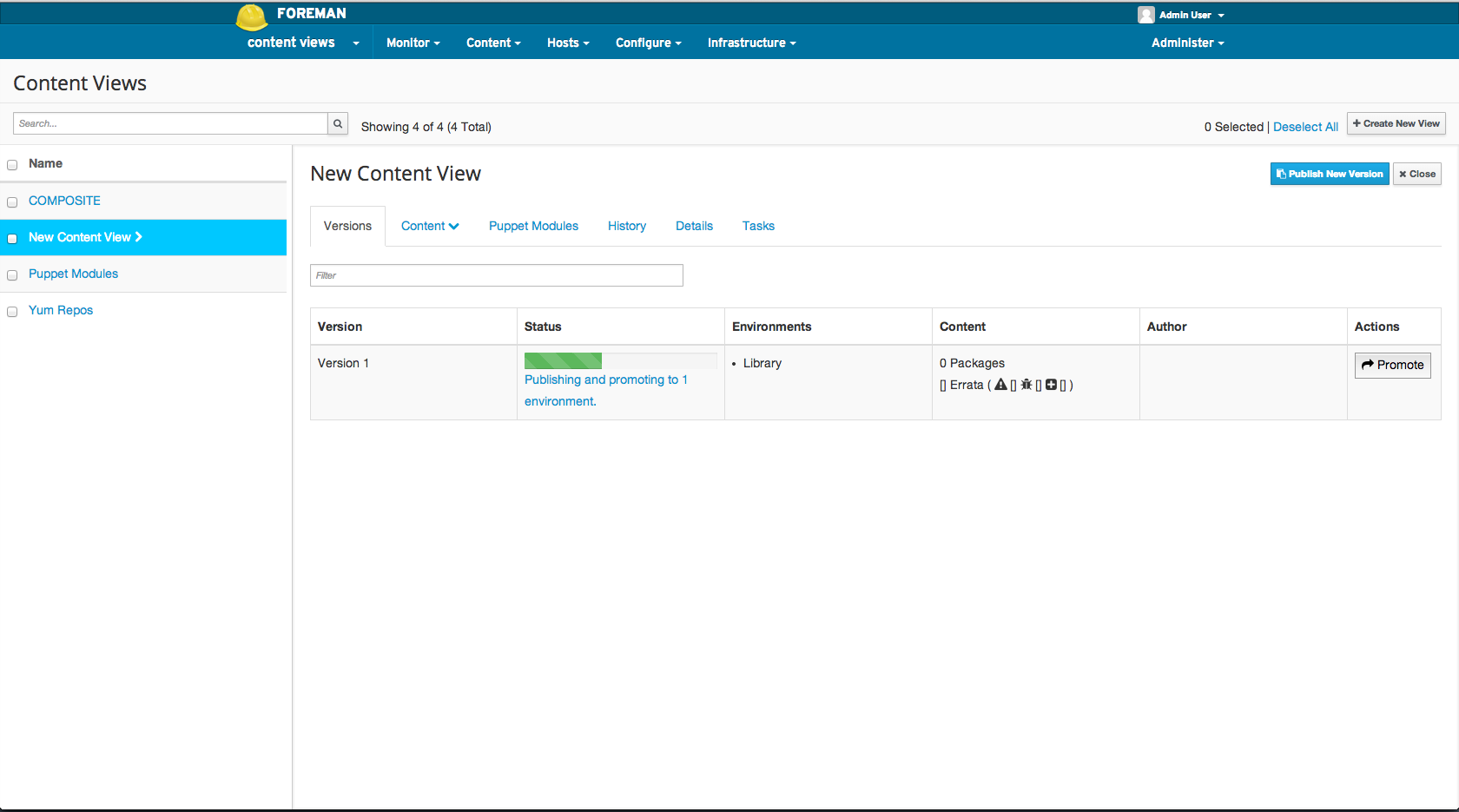 Publish Content View2