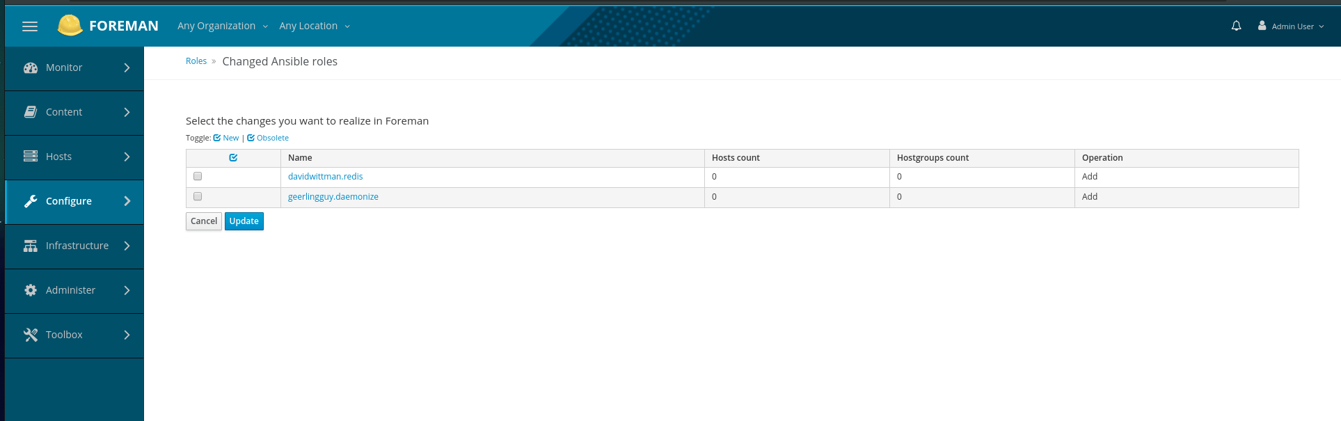 ansible import roles